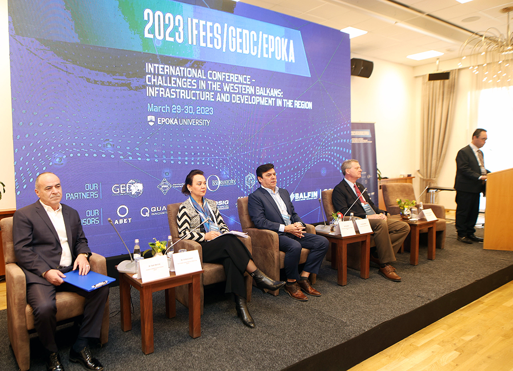 The Vice President of Real Estate at BALFIN Group, Ardiana Sokoli, was a panelist at the International Conference Challenges in the Western Balkans: Infrastructure and Development in the Region